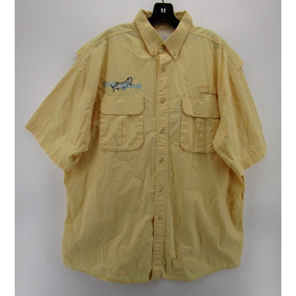 VINTAGE World Wide Sportsman Shirt XL Button Up Fishing Hiking 90s *